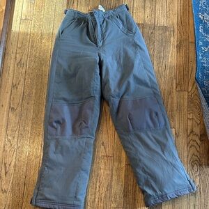 L.L. Bean Kids' Charcoal Gray Snowpants